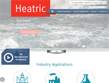 Tablet Screenshot of heatric.com